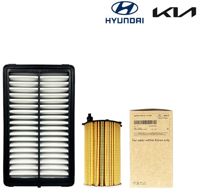 순정품 엔진 (오일필터+에어필터 세트) I40 살룬 왜건 VF 11년~19년 1.7 디젤 26320 2A501+28113 3Z100, 1개, I40 살룬 왜건 VF 1.7 디젤