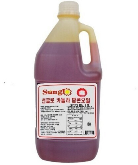 팝콘용 팝콘오일 3.5kg 팝콘 재료 오일, 1개