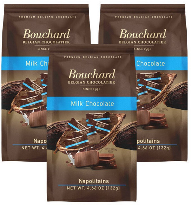 부샤드 나폴리탄 밀크 초콜릿 132g 3개