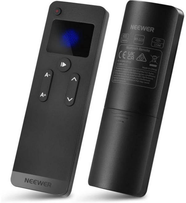 카메라 리모컨 무선 니워 텔레프롬프터 앱을 위한 RT113 직접 블루투스 연결 및 무음 버튼으로 업그레이드 iOS 안드로이드 스마트폰 태블릿과 호환되는 X17 IIX16X12X, 1개