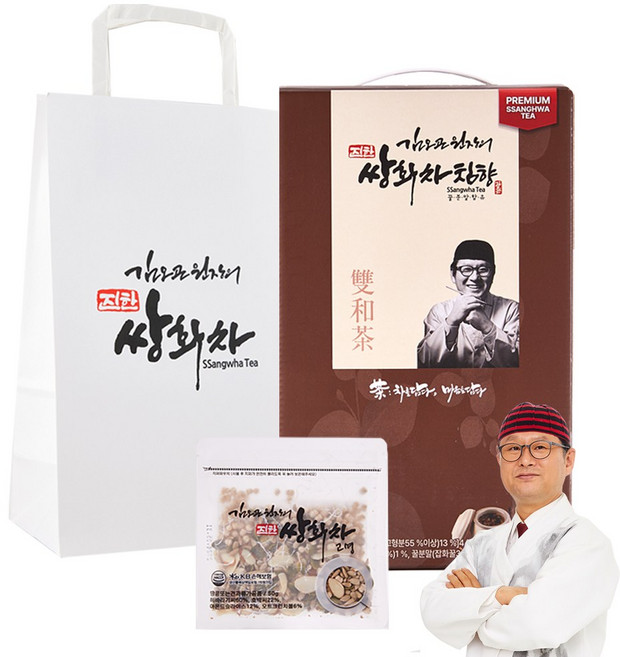 김오곤 원장의 침향 쌍화차 50T+고명+쇼핑백, 15g, 1박스, 50개입