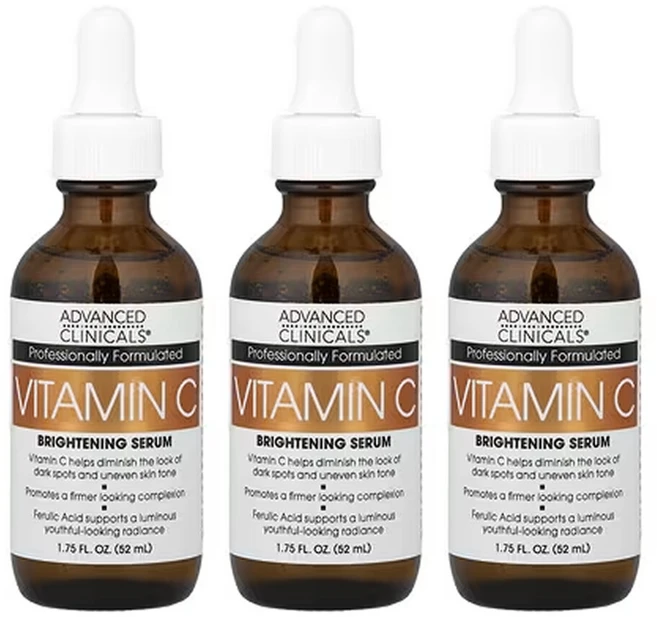 어드밴스드클리니컬스 3개X 비타민C 항산화 세럼 52ml, 3개 - 쿠팡