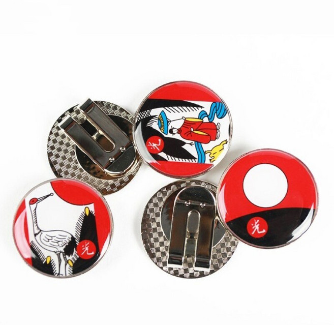 오보로 오광 클립 볼마커 5종, 1개, 똥광