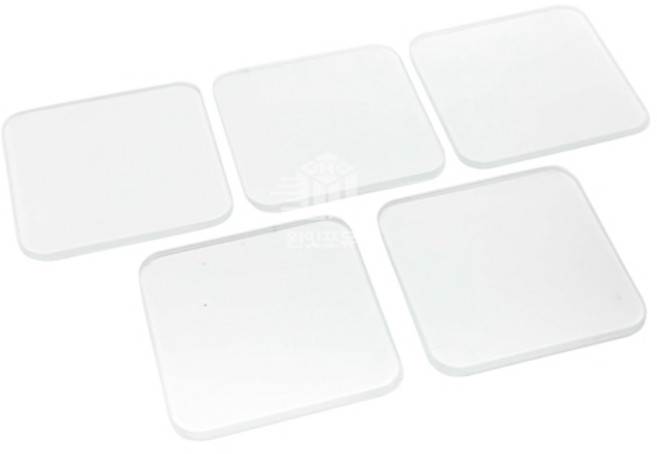 아크릴 가구 받침 시공 매트 식탁 쇼파 보호용, 사각 타입