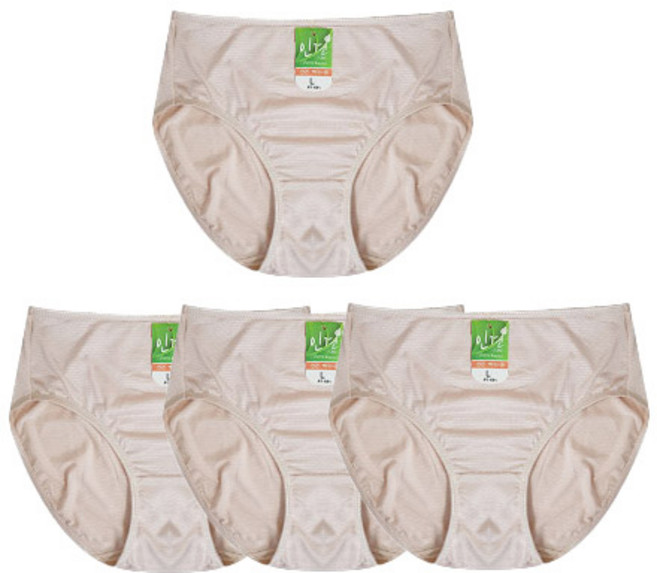 자연에 인견 여성맥시팬티 4P