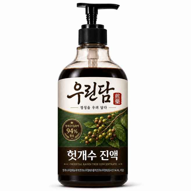 우린담 헛개수 진액, 1개, 500g