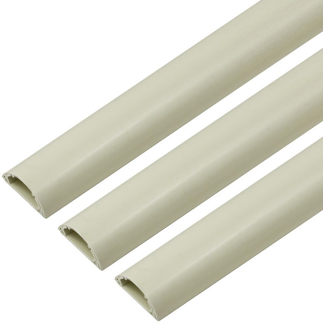 영신프라텍 고강도몰드 1호 미색 바닥몰딩 전선정리 쫄대, 3개