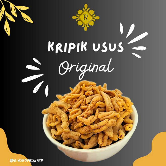 (K10) keripik usus original250g, keripik usus original, 250g, 1개
