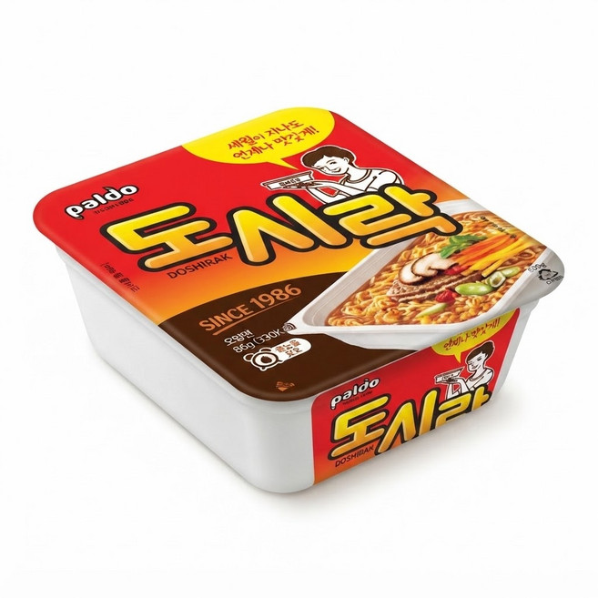 팔도 컵라면 4종 혼합 왕뚜껑 3개+ 김치왕뚜껑 3개+ 짬뽕 3개+ 도시락 6개 총 15개