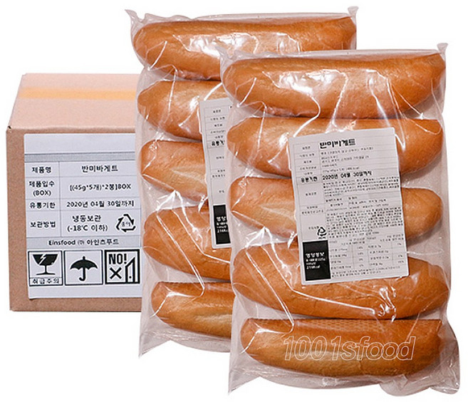 반미바게트 55gx10개입 1박스, 55g, 1