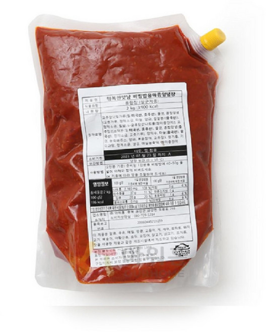 아워홈 비빔밥용 매콤양념장, 6개, 2kg
