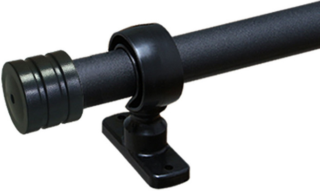 한국레일갤럭시 25mm 갤럭시 커튼봉 커텐봉, 블랙