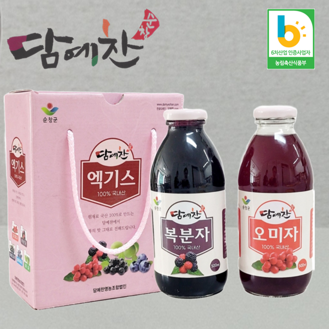 담예찬 프리미엄 엑기스 선물세트, 2개, 500ml