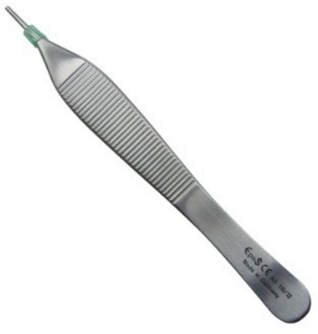 독일 NOPA 노파 에디슨핀셋 유구 무구 티슈포셉12cm Adson Forceps, 1.AB100／12 (무구), 1개