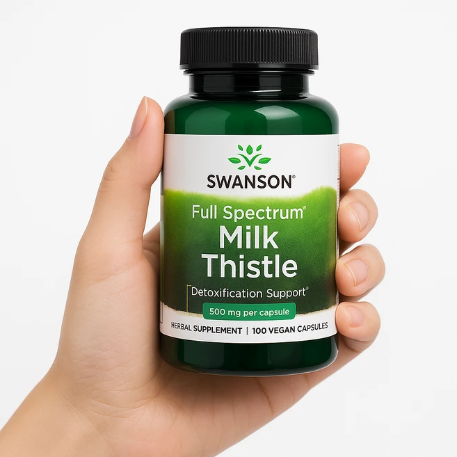 Swanson Full Spectrum® 밀크시슬 500mg 비건 캡슐 100정 Swanson (스완슨), 1개, 1개 - 쿠팡