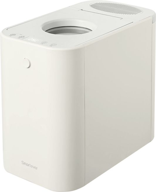 스마트에버 에코톡 음식물처리기 2.5L 자동세척 보관기능 중간투입가능 저소음 냄새없는 건조분쇄 주방용 음식물분쇄기 SF250, 아이보리