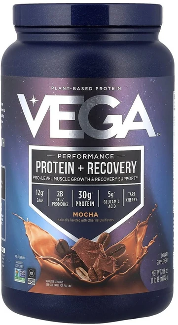 베가 Sport 식물성 프리미엄 단백질 모카 맛 812g(1lb 13oz), 812g, 1개 - 쿠팡