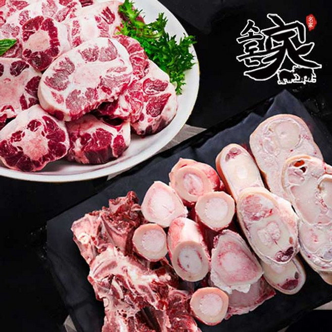 소돈가 한우우족+사골+꼬리반골+소뼈, 1세트, 4kg