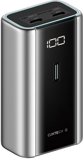 쿡테크 6 파워뱅크 6000mAh 55W 고속 충전 C타입 보조배터리/삼성 45W 보조배터리, PB060