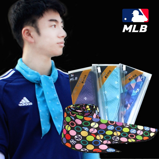 MLB 쿨 아이스 스카프 1매 랜덤 행사, mlb 쿨스카프(랜덤), 1개