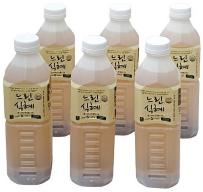 서정옥의 느린부엌 느린식혜 1L 감주 수제 전통 잔치집 식혜, 6개