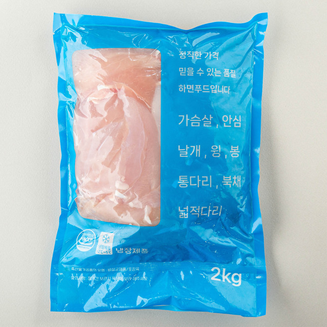 HF 국내산 냉장 닭안심, 1개, 2kg