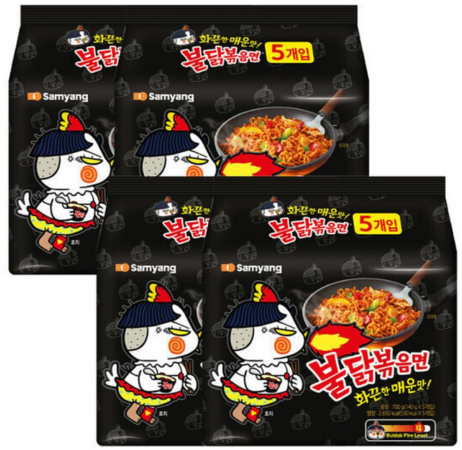 삼양 불닭볶음면 20입 (5입 x 4개) /멀티팩, 20개