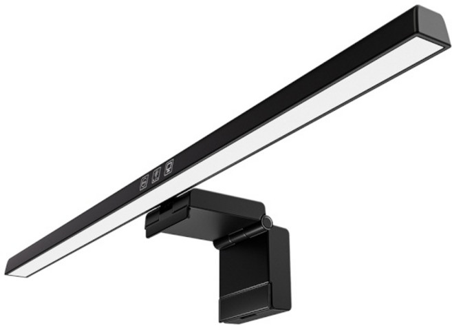 듀비온 라이트바 베이직 LB-01 화이트 블랙 모니터 조명 스탠드 독서등 책상 LED, 1개