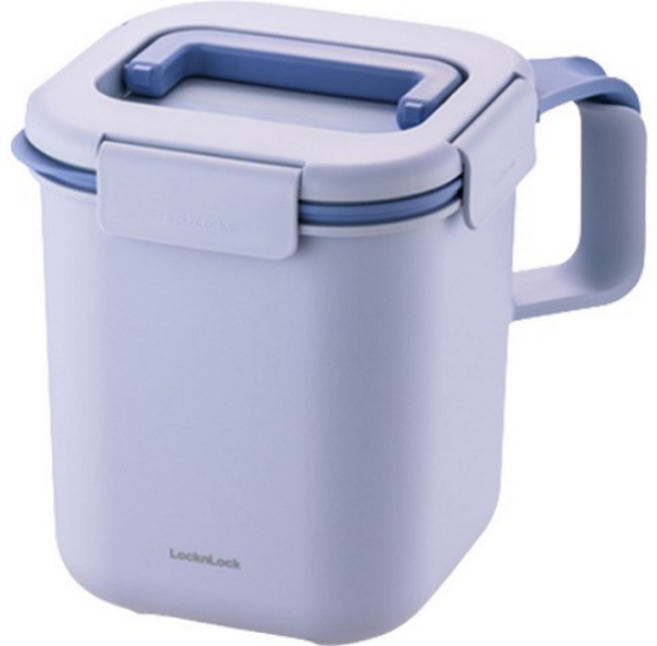 락앤락 투 핸들 음식물 쓰레기통 3L, 바이올렛, 1개