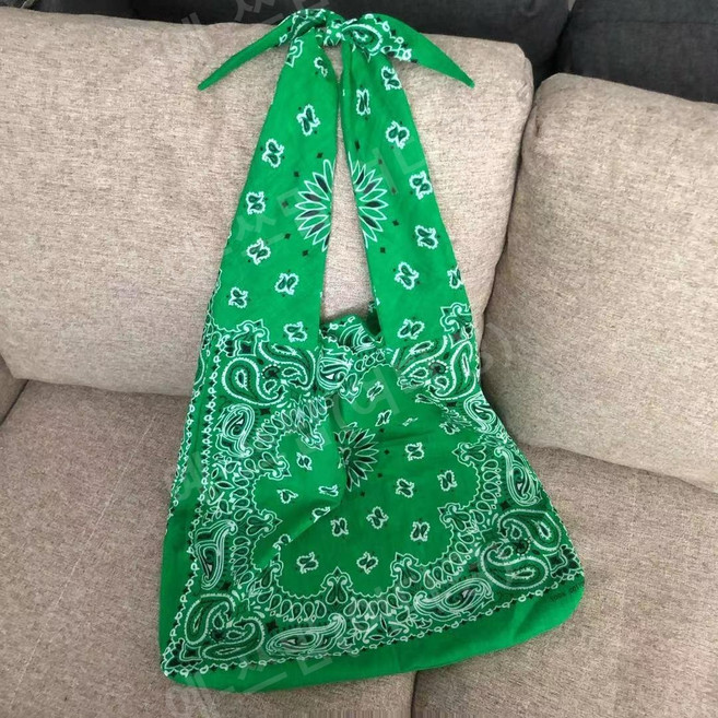 페이즐리 반다나 데일리 에코백