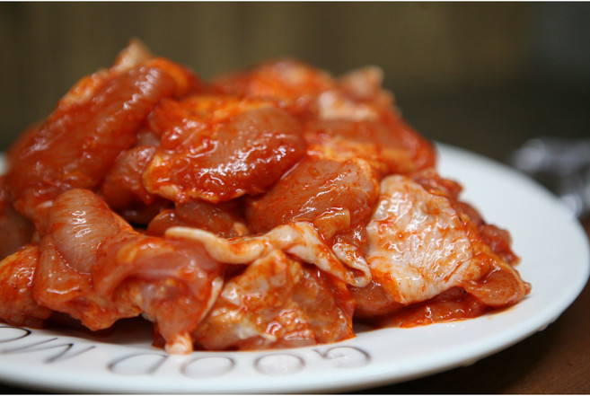 [컴닭] 국내산 춘천식 닭갈비 어깨살 양념닭갈비 1kg, 1개