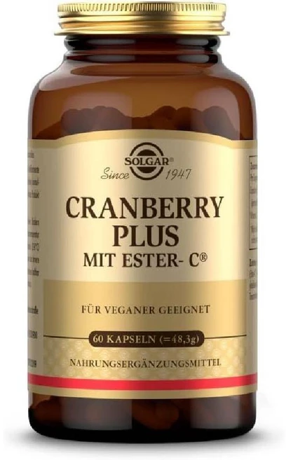 독일 솔가 SOLGAR 크랜베리 플러스 에스터-C 함유 60정, 1개 - 쿠팡
