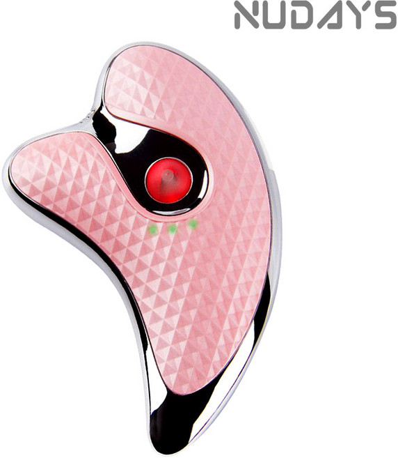 누데이스 4in1 브이라인 포유 프라임 리추얼 갈바닉 이온 온열 마사지기, 핑크, 4in1 브이라인 포유 갈바닉 마사지기/MY926