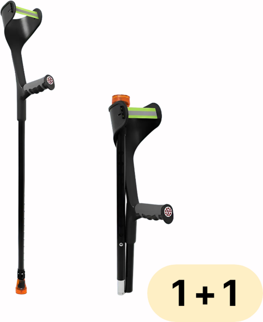 재활 팔꿈치 접이식 목발 보행보조기구 2개, 1세트