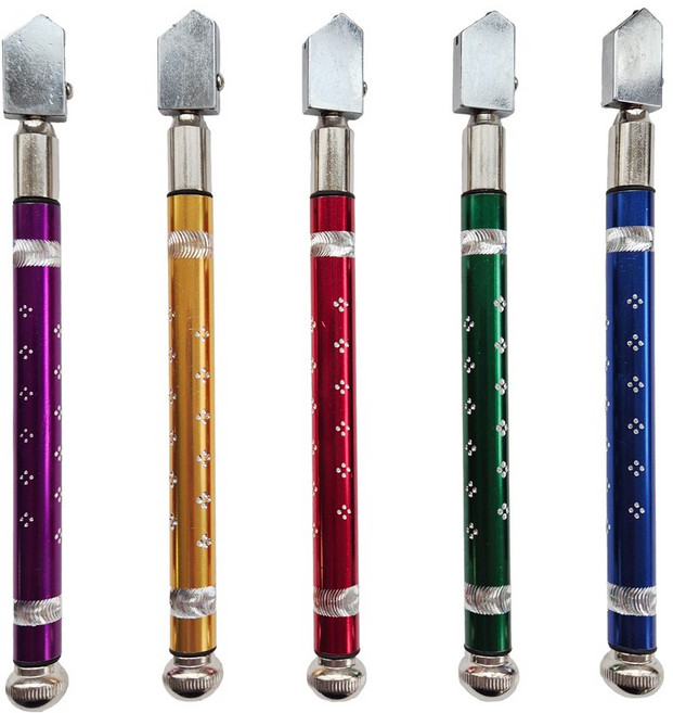 타일 컷팅 금긋기 철필 유리칼 커터 유리 절삭, 5개