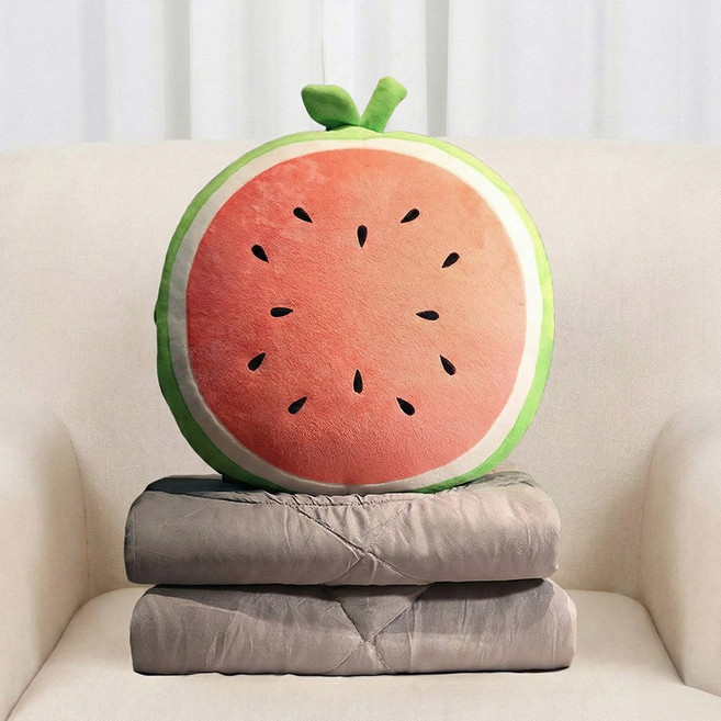 모레아오브제 귀여운 사계절 쿠션 담요 블랭킷 낮잠이불