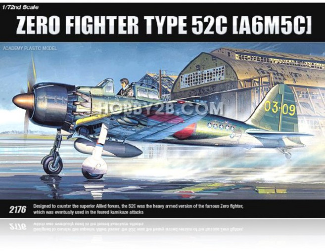 ACFA157/ [12493] 1/72 제로파이터 52C (ZERO FIGHTER TYPE 52C), 1