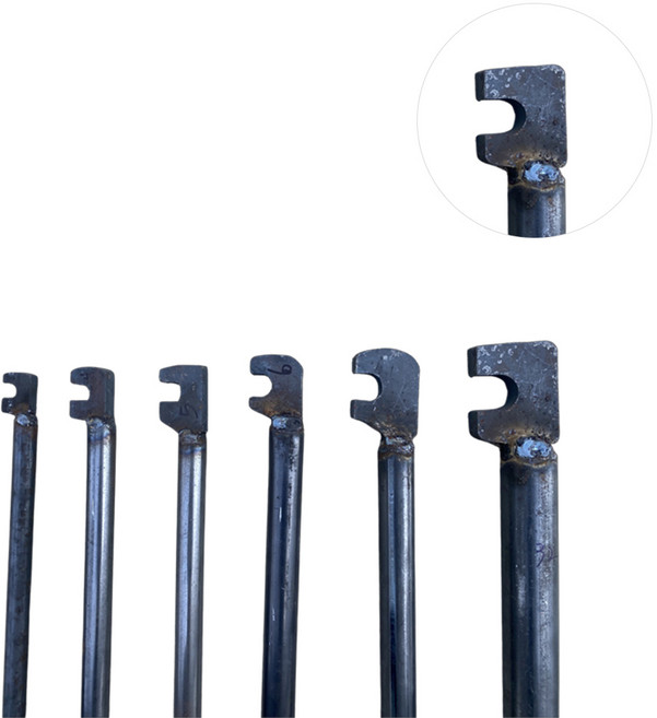 국산 용접 파이프 철근핸들 철근결속기 결속핸들, 4부, 1개