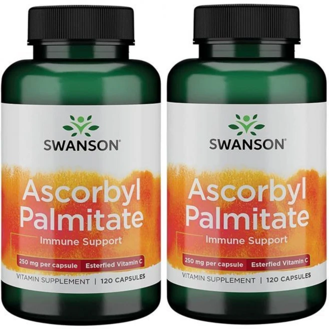 스완슨 아스코빌 팔미테이트 250mg 120캡슐 2팩, 120정 - 쿠팡