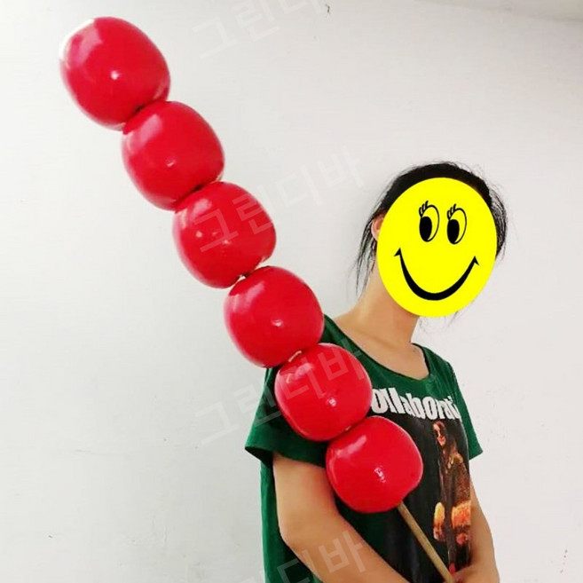 1미터 대형 탕후루 모형 과일가게 장식 인테리어 광고, 01.14cm 6개 1묶음