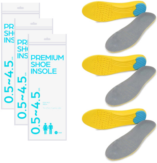 키커저스 원 메모리폼 깔창 1cm 3세트