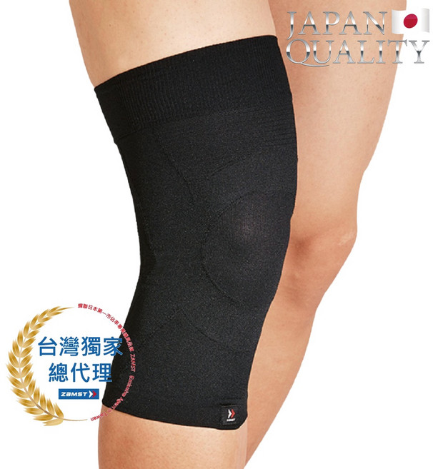 ZAMST Bodymate Knee 膝蓋護具, 1個, Black