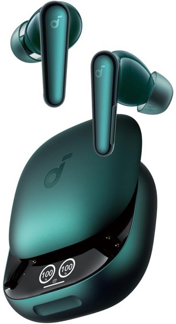 앤커 사운드 코어 리버티4 프로 블루투스 5.3 노이즈 캔슬링 이어폰, 딥 그린, A3953