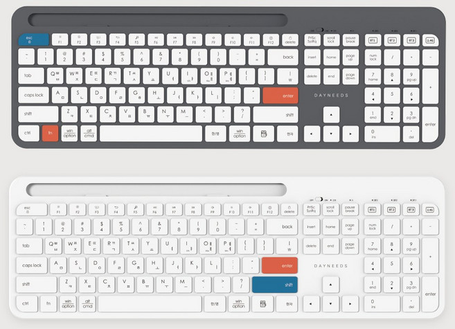 데이니즈 4in1 블루투스 키보드, 일반형, DWK-CHCL