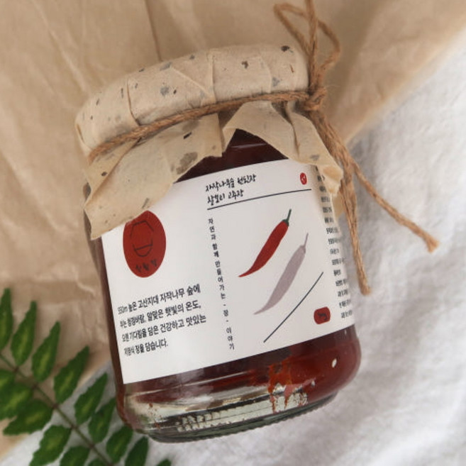 찰보리 고추장 강원도 인제 자작나무숲 고추장, 300g, 1개