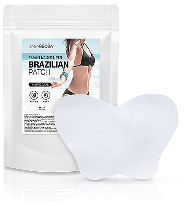 자바뽀바/브라질리언 패치 [5매입] / 브라질리언팩 / 왁싱 후 진정 쿨링 패치, 1개, 40g