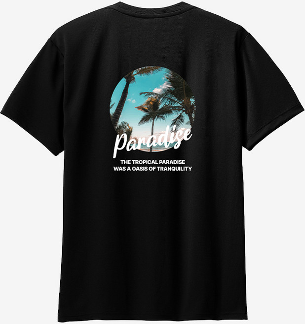 애즈낫 [~3XL 빅사이즈] 파라다이스 기능성 쿨론 반팔 티셔츠 남자 래쉬가드 수영복