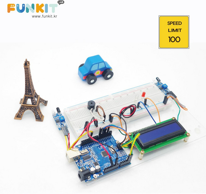 아두이노 속력측정 과속단속기 만들기, 슬림형, 1세트