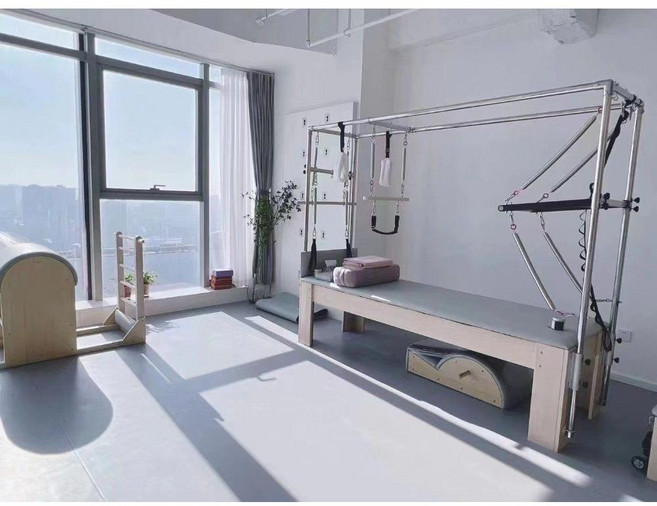 필라테스 코어 침대 대형 장비 다기능 훈련 5세트 캐딜락 자이로토닉 기구 리포머 체어 배럴, 메이플 캐딜락 침대