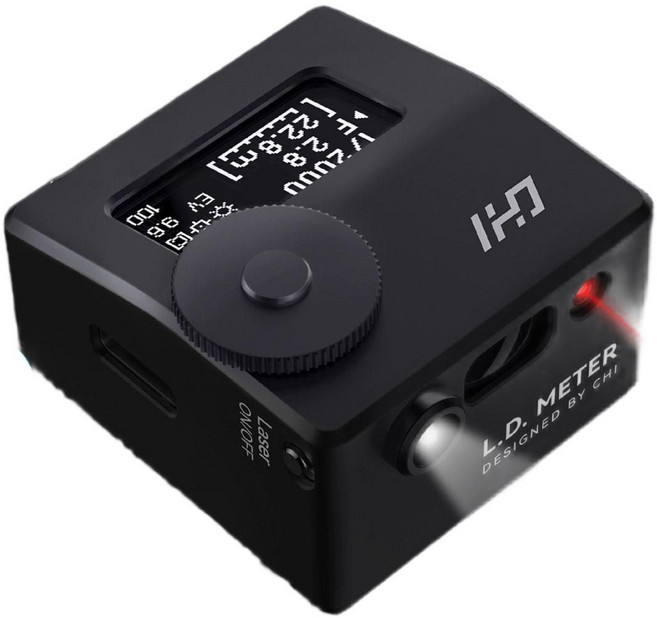 LD미터카메라 측광기 필름 노출계 측정기 거리 필름카메라용 측정, 자석 조준기 실버, 1개, 기본 색상